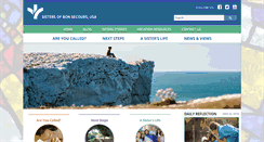 Desktop Screenshot of bonsecoursvocations.org